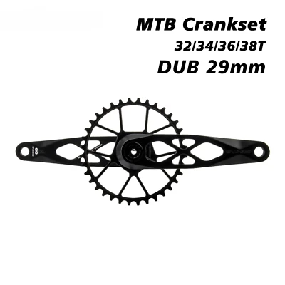 170mm MTB Bicycle Crankset 165mm  34 36T Chainring 12S Crank Spindle DH AM XC - Image 1 of 4