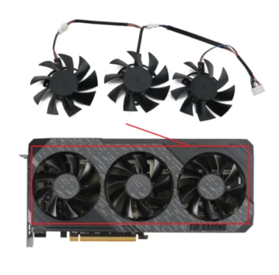 Cooling Fan For ASUS GTX 1660 RX5700 RX5700XT 1660Ti RX 5700 XT TUFX3 FD8015U12D - Image 1 of 4