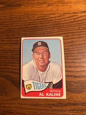 1965 TOPPS BASEBALL CARD #130 AL KALINE EXMT!!!!!!!!!