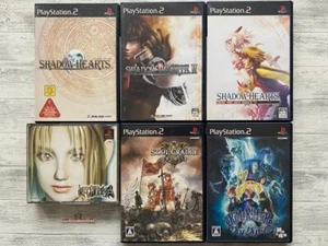 SONY PS 1 2 Koudelka & Shadow Hearts & Soul Cradle & Grim Grimoire from Japan - Picture 1 of 20