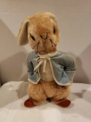 复古 Peter Rabbit 1972 年伊甸园玩具毛绒填充动物 Beatrix Potter 罕见 — 第 1/4 张图片