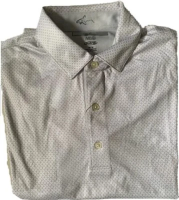 CAMISA GREG NORMAN HOMBRE ML75 ABSORBENTE DE HUMEDAD DORADA PLAY DRY (GRIS PEQUEÑA) NUEVA CON ETIQUETAS Foto 1 de 4