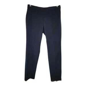 NEW J Jill Precision Stretch Navy Side Zip Pants Size 10 - Picture 1 of 7