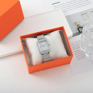 Silver Watch and Bracelet Set Ladies Women  Fashion Wristwatch  Gift set - Picture 1 of 5