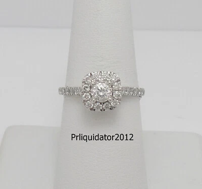 3/4CT Natural Round Diamond Anniversary Engagement Wedding Ring 10K White Gold - Image 1 of 4