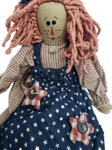 Muñeca Primitive Raggedy Ann Nueva con Etiquetas De Colección Boyds Bear 18" 2018 Colección Archivo GRATIS - Imagen 1 de 7