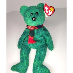 Neu mit Etikett 1999 TY Beanie Babys WALLACE der Bär - NEUWERTIG! - Bild 1 von 5