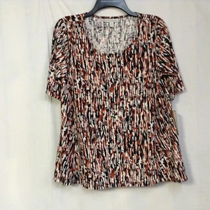 Dana Buchman Medium brown/black pullover - Picture 1 of 6