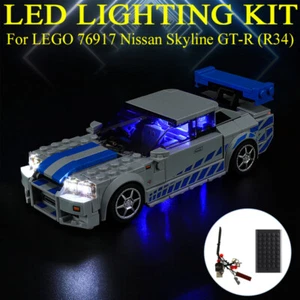 LED light Kit for LEGO 76917 2 Fast 2 Furious Nissan Skyline GT-R Lighting Kit - Picture 1 of 17