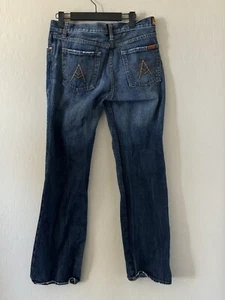 7 For All Mankind "A" Pocket Denim Herren Jeans Hergestellt in USA Größe 32" x 31" - Bild 1 von 9