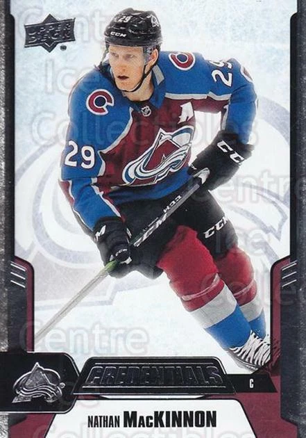2019-20 Upper Deck Credentials #28 Nathan MacKinnon - Image 1 of 1