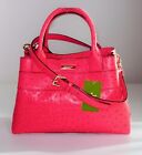 $428 Kate Spade New York Charm City Ostrich Provence Pink Satchel Dust Cloth NWT