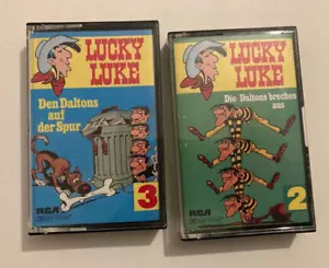 ⭐️⭐️⭐️ Lucky Luke 2 Folgen Hörspielkassetten MCs RCA Kassetten 80er Vintage - Bild 1 von 3