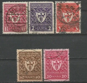 1922 Germany Deutsches Reich, Munich Exhibition set, Fine Used (o), SG#198-203 - Picture 1 of 2