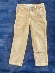 Hope & Henry Corduroy Pants Boys Toddler 4 Brown Tan Winter Warm Organic Stretch - Picture 1 of 6