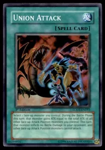 Yu-Gi-Oh! 1. Auflage Union Attack #LODT-EN093 fast neuwertig - Bild 1 von 2