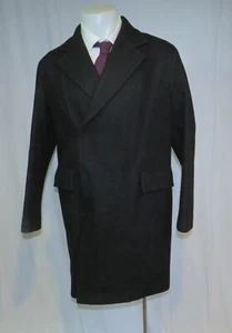 Valentino Black Cashmere Blend Snap Buttoned Full Length Overcoat 36 NWT $3550 - Picture 1 of 16