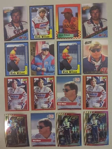 RICK WILSON 16 Card Lot of great NASCAR racing cards! FREE SHIPPING! - Imagen 1 de 3