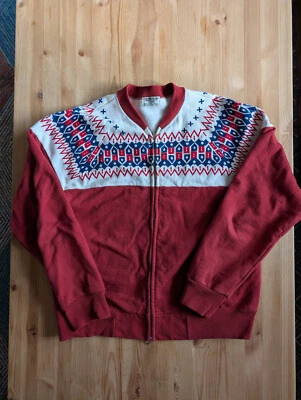 Suor com zíper padrão neve SURE MFG (XX Development) - X-Grande Vermelho - Imagem 1 de 4