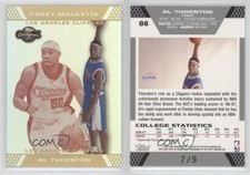 2007-08 Topps Co-Signers Gold Red Foil /9 Al Thornton Corey Maggette Rookie RC