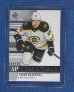 2019-20 Upper Deck SP Authentic Essentials # SPE-DP David Pastrnak - Picture 1 of 2