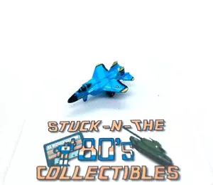 1987 Galoob Micro Machines Blue F-15 Eagle 5at Fighter Jet, Great Condition - Picture 1 of 4