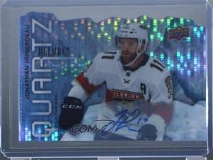 2021-22 Upper Deck Allure Quartz Blue Auto /10 Jonathan Huberdeau #AQ-JH Auto
