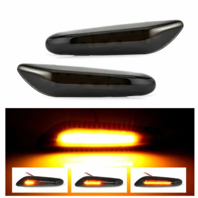 Luz de señal de giro LED de humo dinámico para BMW E90 E91 E92 E46 E60 SU Foto 1 de 4