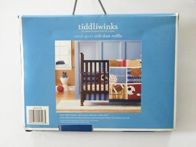 Tiddliwinks Mod Спортивная Кроватка Пыль Грубая Детская Декор Спортивная Тема - Изображение 1 из 4