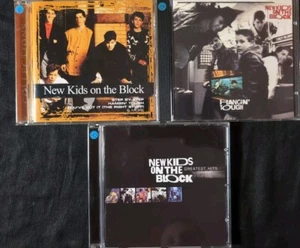NEW KIDS ON THE BLOCK CD Bundle:Hangin Tough, Step By Step, Greatest Hits H935 - Imagen 1 de 4