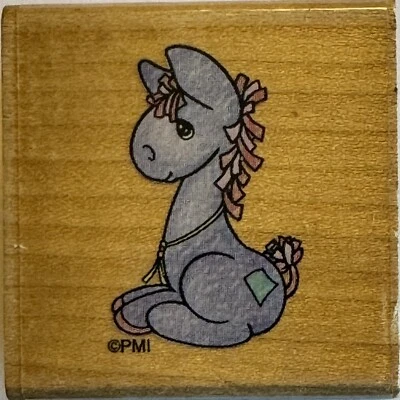 Винтажный резиновый штамп Stampendous 1996 осел UC003 детская игрушка для душа ребенка - Изображение 1 из 4