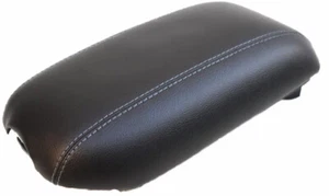 Fits 14-18 Kia Sorento Real Leather Center Console Armrest Cover w/Gray Stitch - Bild 1 von 6