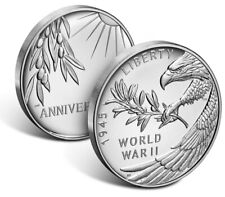 End of World War II 75th Anniversary Silver Medal PRESALE