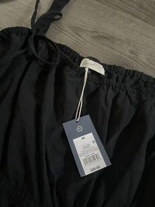 New Universal Thread Cami Style 4X Top Tank NWT Black Linen - Picture 1 of 3