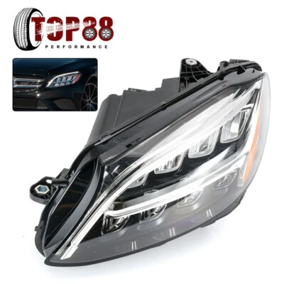 For Mercedes-Benz C300 C43 C63 AMG Left Full LED Headlight 2019-2021 OEM - Image 1 of 4