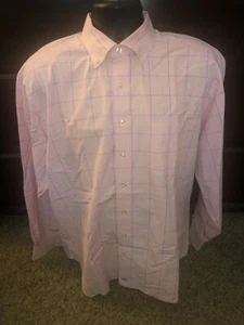 Vineyard Vines Murray Pink Plaid Checks Button Down Long Sleeves Shirt Size XL - Picture 1 of 5