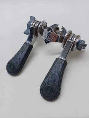 Vintage Simplex Criterium Downtube Shifters Clamp On 28.6 - Image 1 of 4