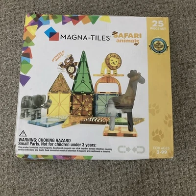 MAGNA-TILES Animales de Safari (25) Juego de Piezas para Edades 3-99 Foto 1 de 2