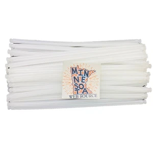 27 Knex Clear Flexible Rods 7-1/2" Rare Standard K'nex Parts Translucent White - Picture 1 of 1