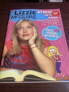Lizzie McGuire Sticker Activity Book Pull-out Poster New - Imagen 1 de 4