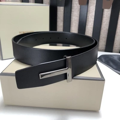 正品 Tom Ford 双面皮革黑色 — 第 1/4 张图片