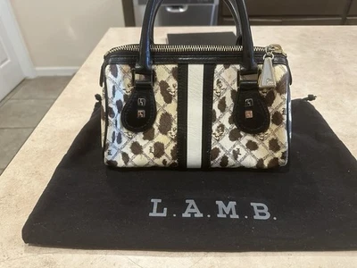 L.A.M.B. Bolso de Mano Gwen Cheetah Timeless Clásico Foto 1 de 4