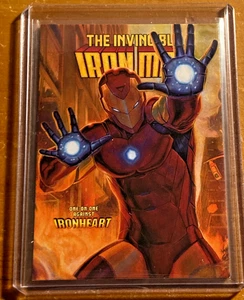 2024 Upper Deck Masterpieces Nahuel Grego Iron Man Variant Cover /399 #75 - Picture 1 of 2