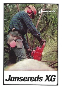 Equipment Data Sheet - Jonsereds - XG - Chainsaw - c1960's - Brochure (E8873) - Picture 1 of 1