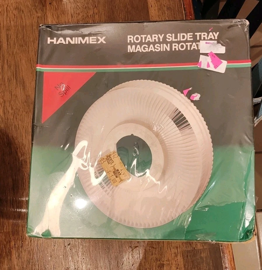 Hanimex Rotary Slide Projector Tray Carousel New - Holds 100 - 2"x2" Slides  - Image 1 of 1