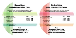 IT Musical Notes | Audio Reference | Calibration | Stepped Test Tones Double CD - Picture 1 of 5