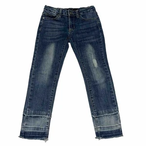 Girls Joes Jeans Distressed Skinny Jeans Sz 7 Adjustable Waist - Picture 1 of 11
