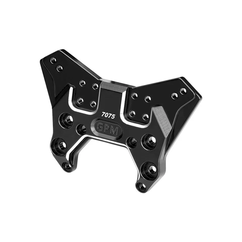 Torre de amortiguador frontal de aleación de aluminio GPM negra para Arrma 1:7 MOJAVE 6S EXB Foto 1 de 1