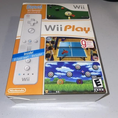 Wii Play Big Box Game & Remote Controller (Nintendo Wii) TESTED FREE SHIPPING - Image 1 of 2