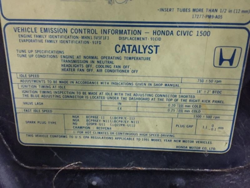 Радиатор 5 скоростей подходит для 88-91 CIVIC 836174 - Изображение 1 из 4